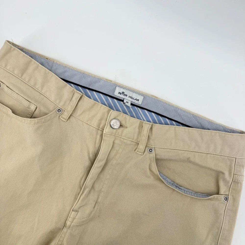Peter Millar Khaki Tan Chinos